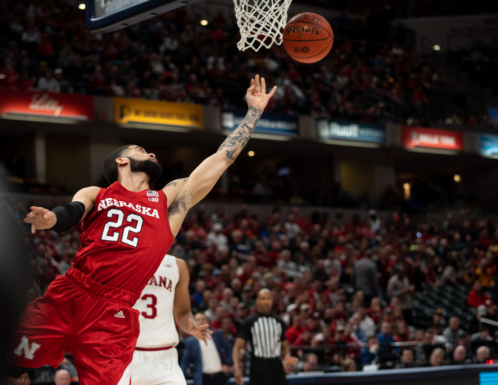 Nebraska Basketball vs. Indiana Photo No. 2